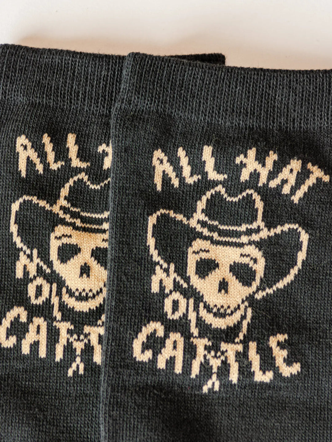 All Hat No Cattle Western Socks
