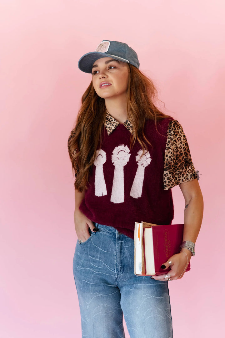 Fuzzy Champion Ribbon Vest