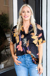 Floral Silky Top