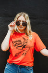 Feeling Witchy Tee in Orange-Preorder