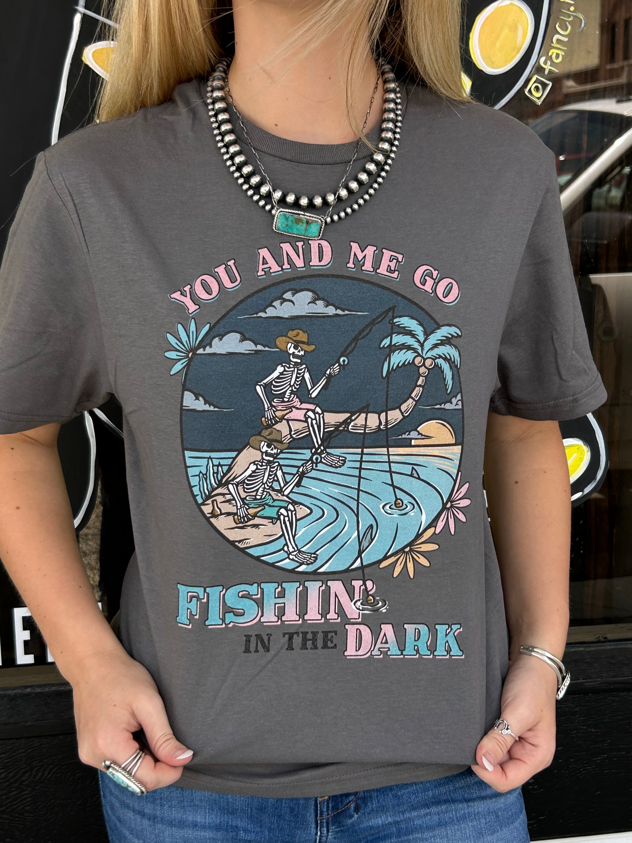 Fishing in the Dark Tee- Preorder - Southern Trends