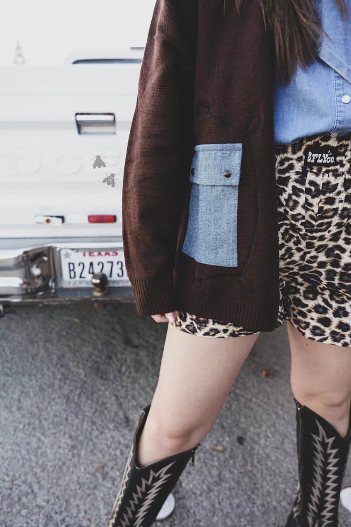 CATTLE BABE Cardigan- Angus