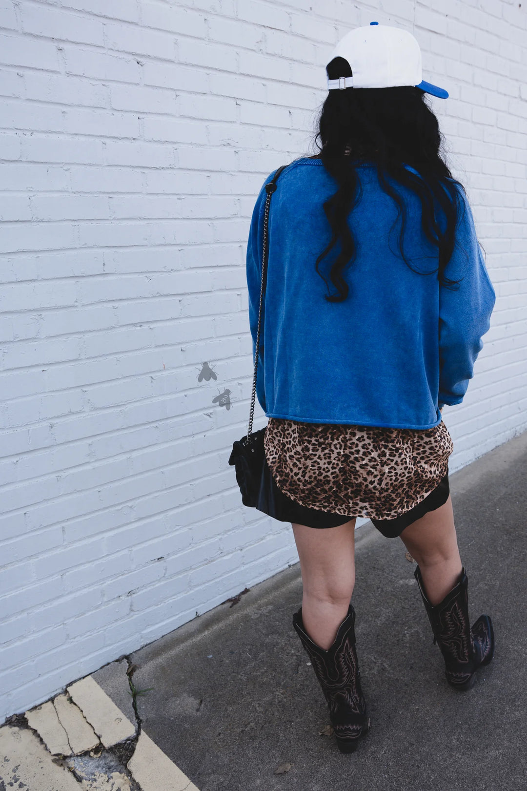 COBALT COWBOY Pullover-Blue