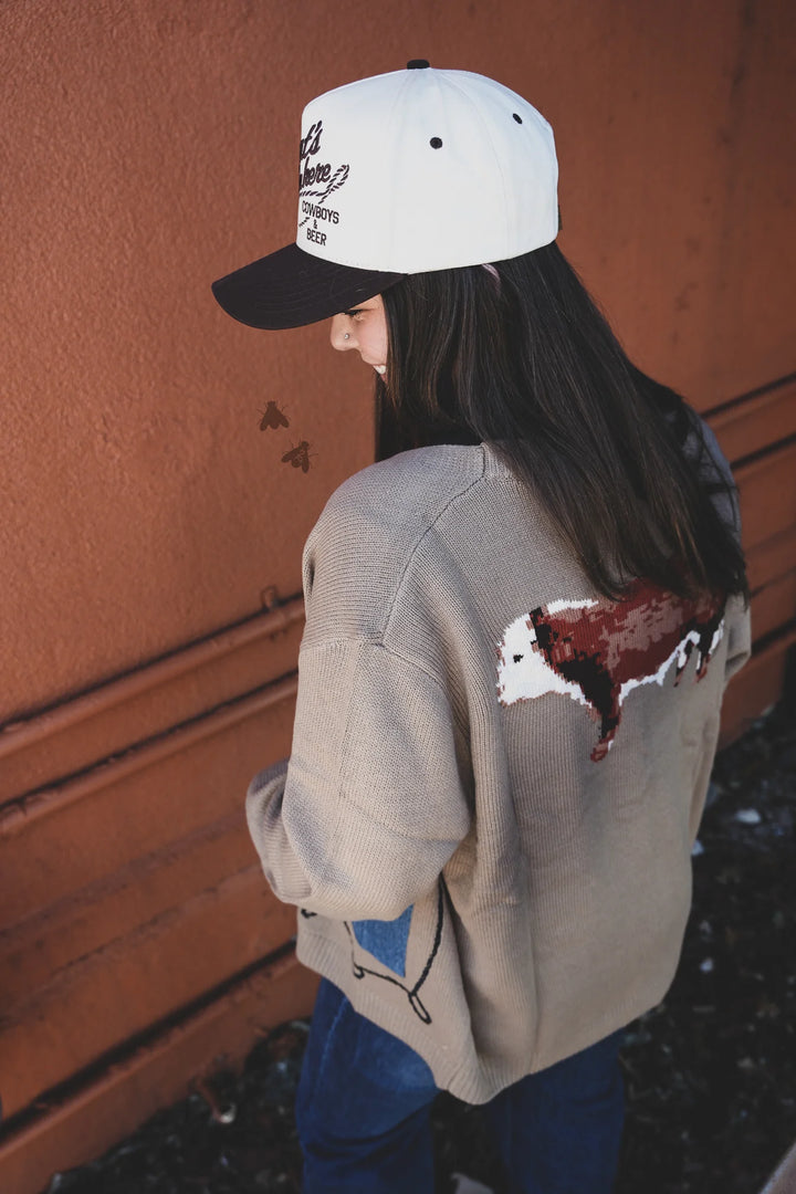 CATTLE BABE Cardigan - Hereford