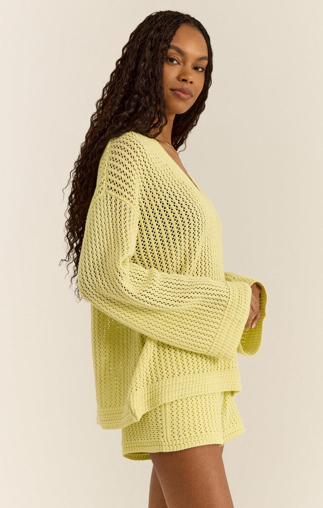 Kiami Crochet Sweater by Zsupply