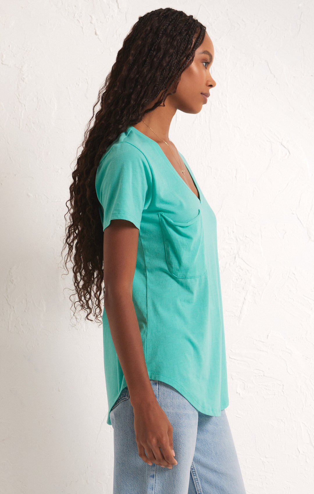 The Pocket Tee-Cabana Green