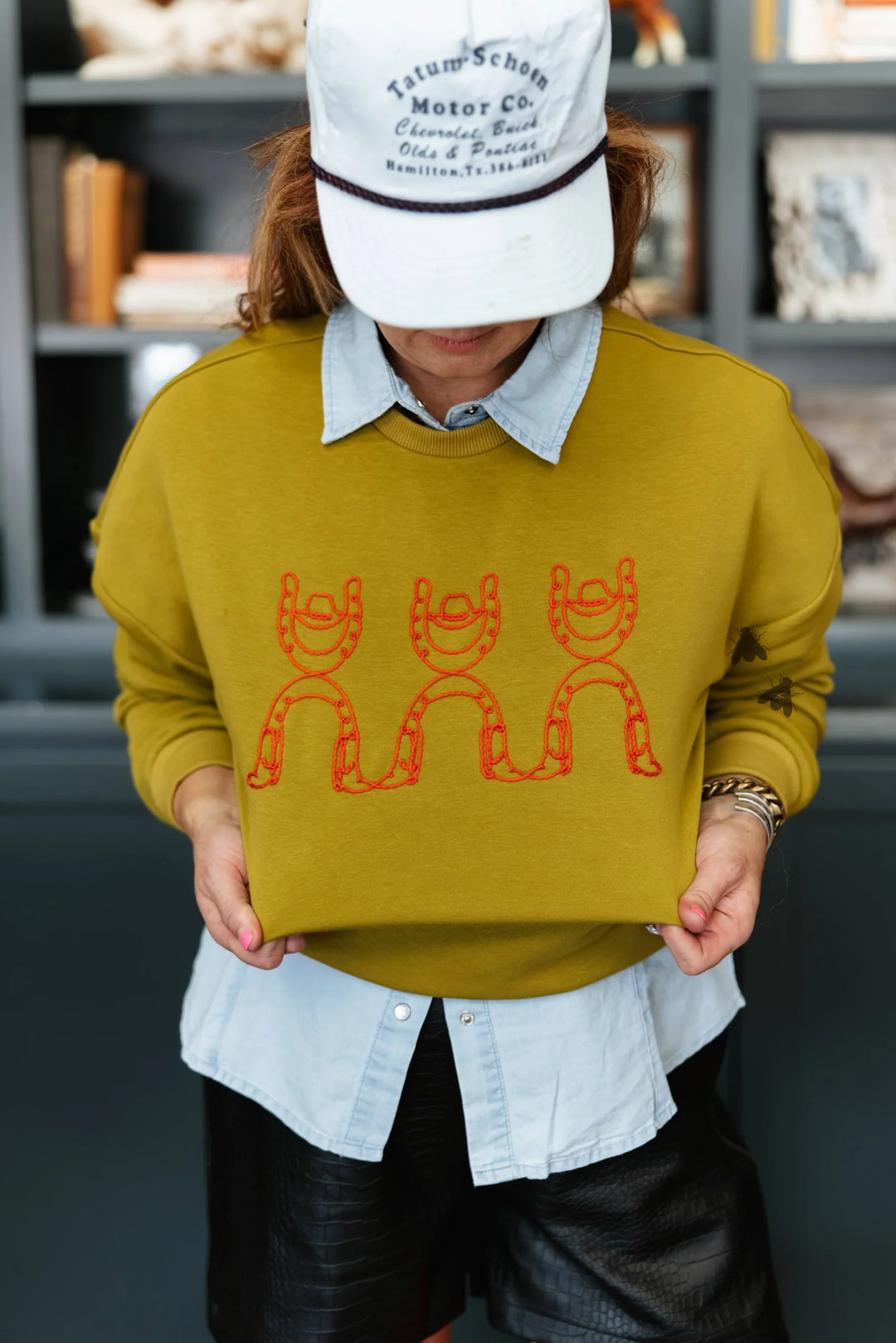 Luck Be Cowboy Sweater