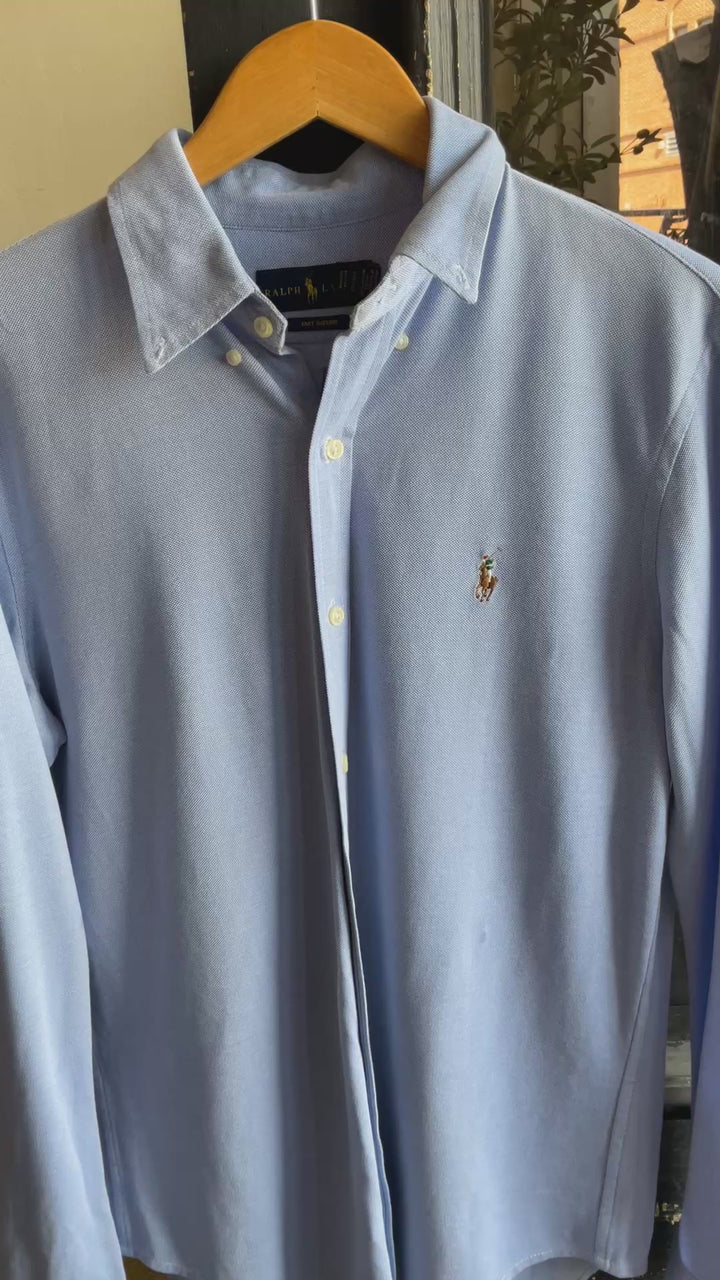 Thrifted-Knit Oxford Ralph Lauren Shirt