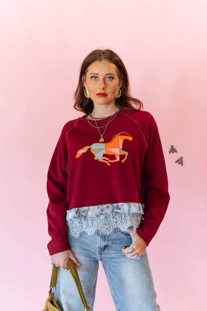 Quilted Gallop Top