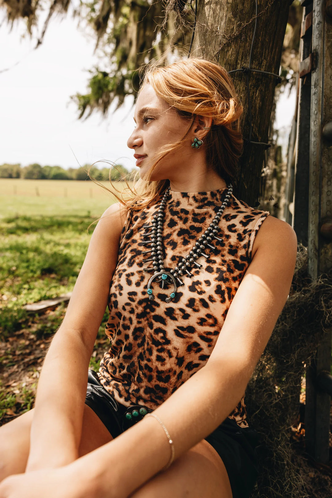 Turnout Tank-Leopard