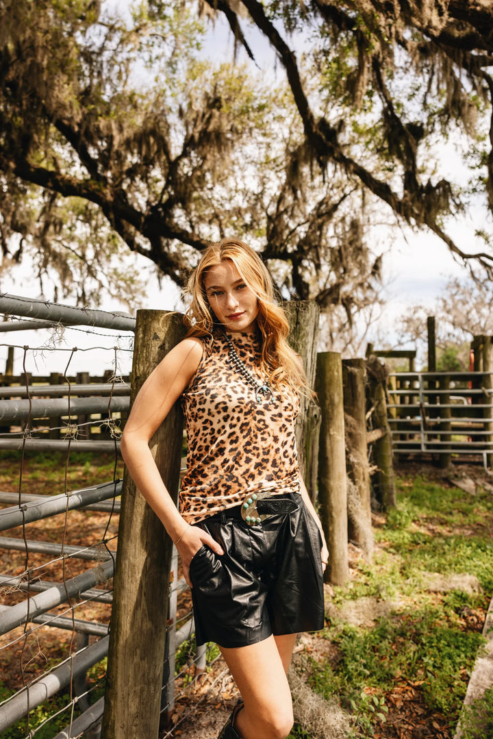 Turnout Tank-Leopard