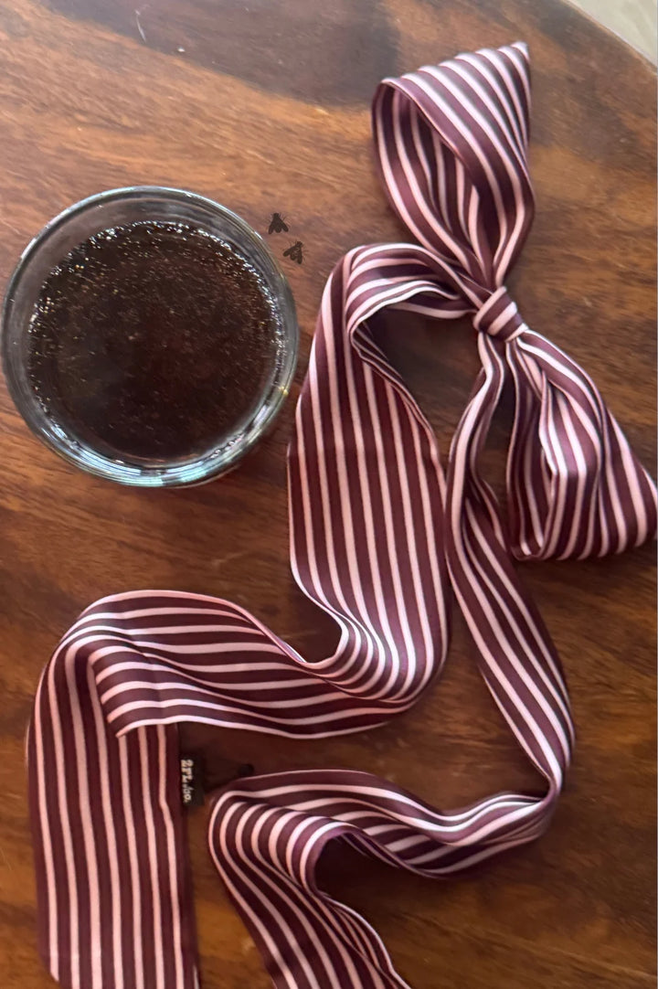 Tha Right Stripe Twilly-Wine