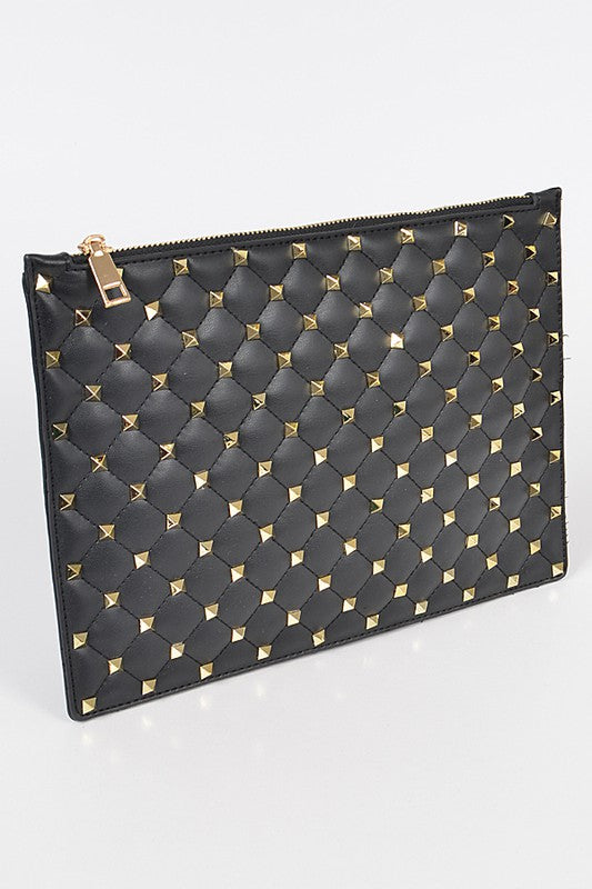 Studded Metal Clutch