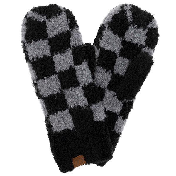 Checkered Mittens