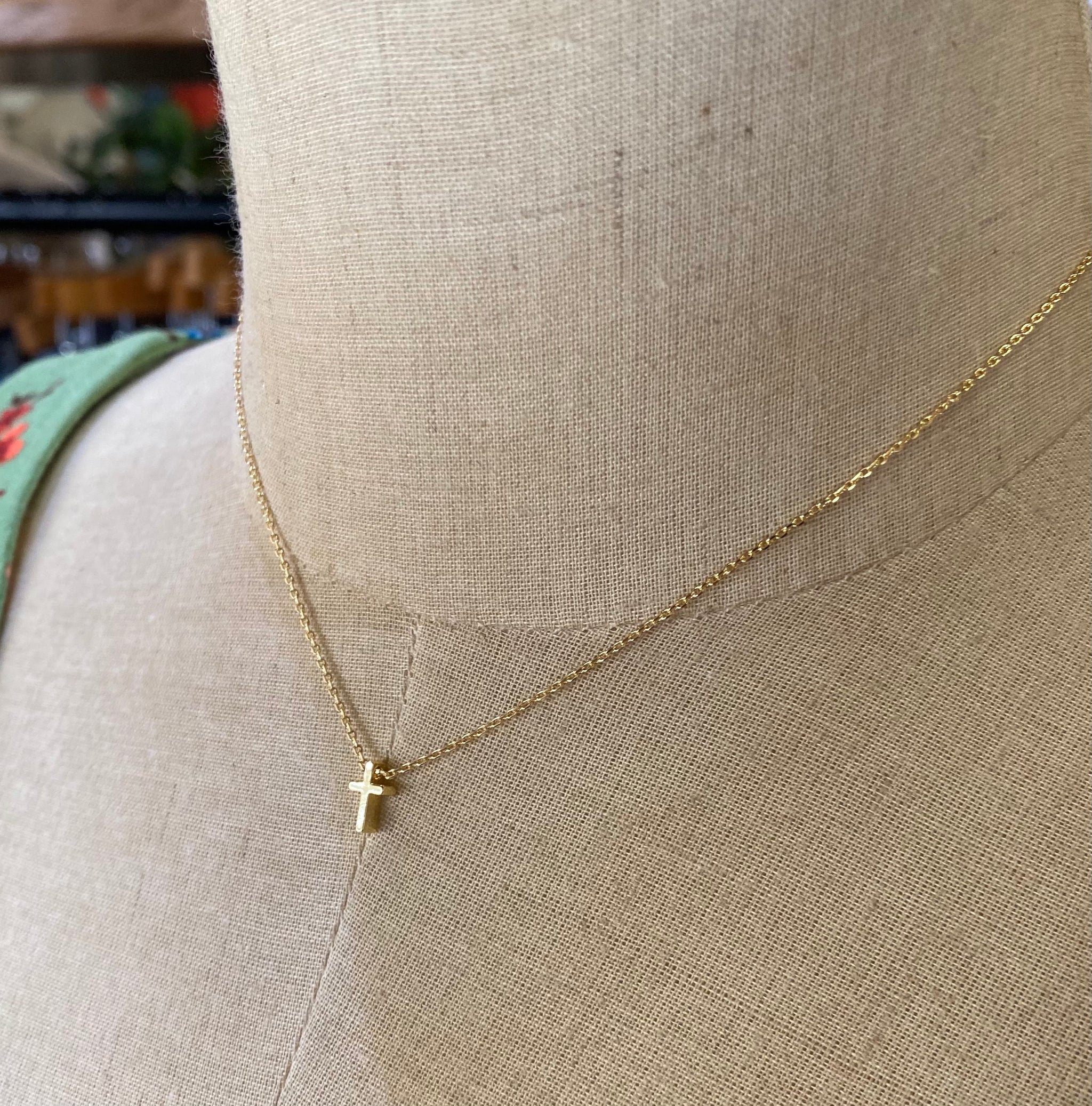 Golden Cross Necklace – J&CO Jewellery