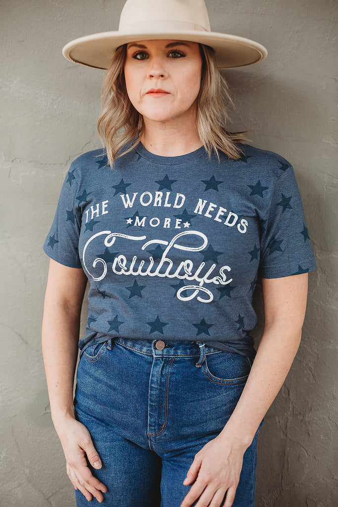 World Needs More Cowboys Sweatshirt-Preorder - Southern Trends