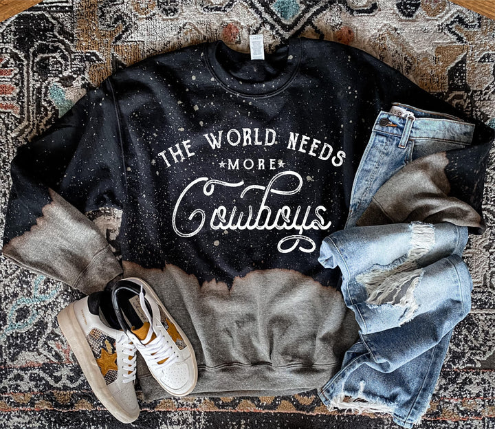 World Needs More Cowboys Sweatshirt-Preorder